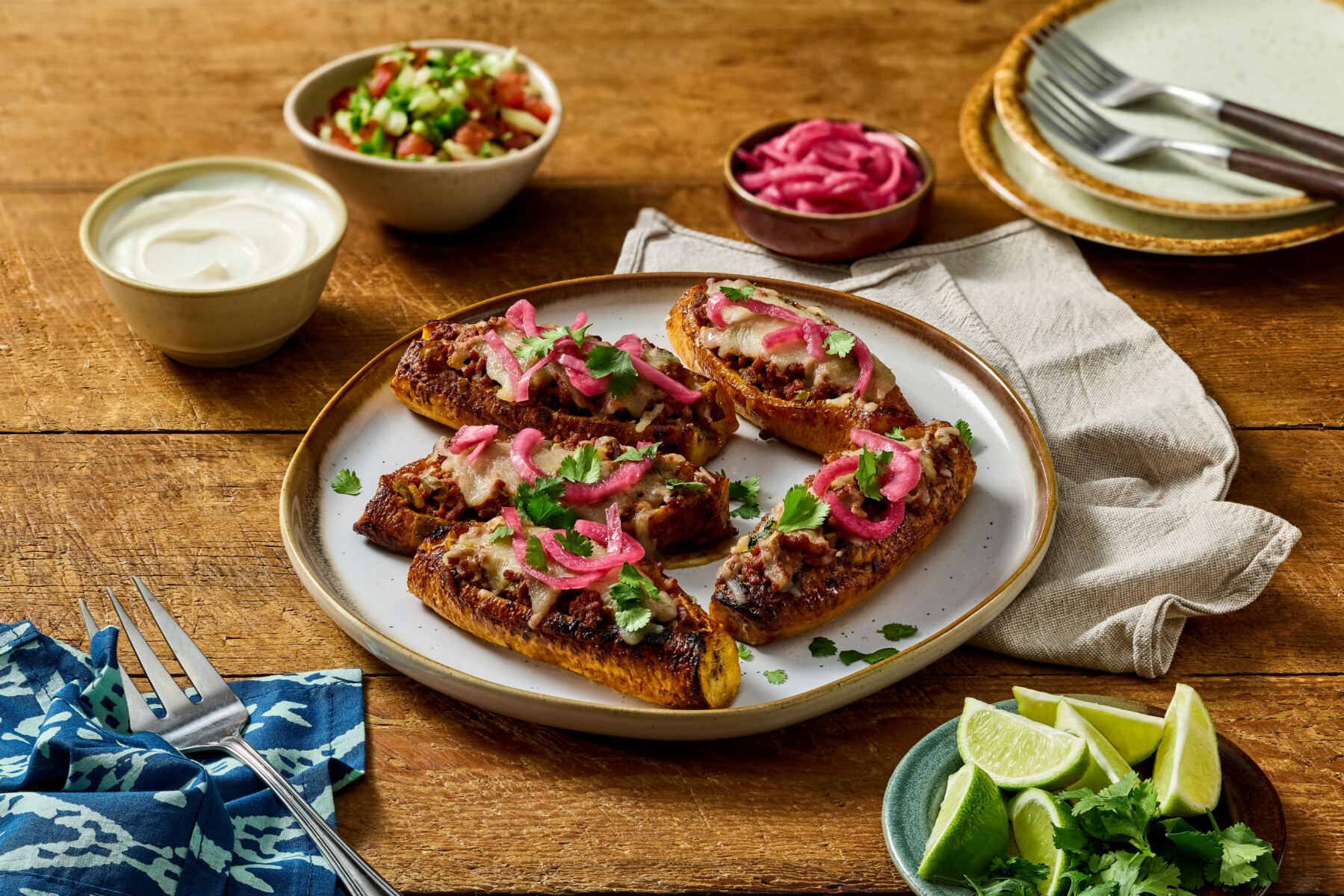 Honduran Stuffed Plantains
